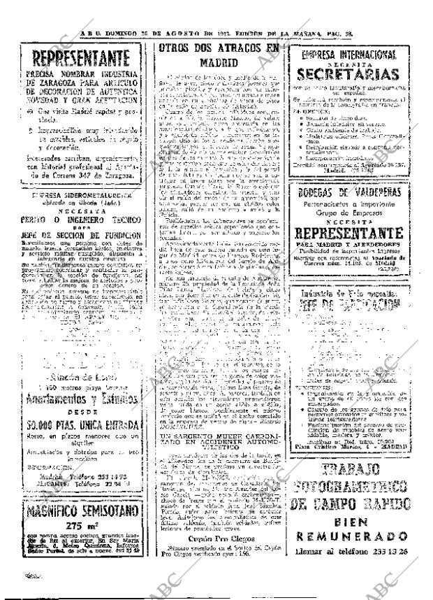ABC MADRID 26-08-1973 página 38