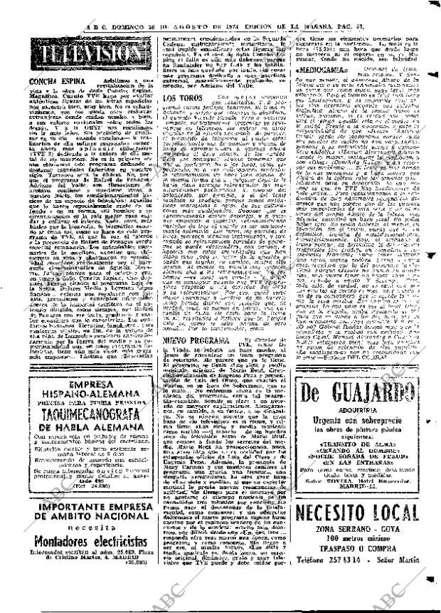 ABC MADRID 26-08-1973 página 57