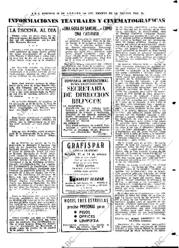 ABC MADRID 26-08-1973 página 61