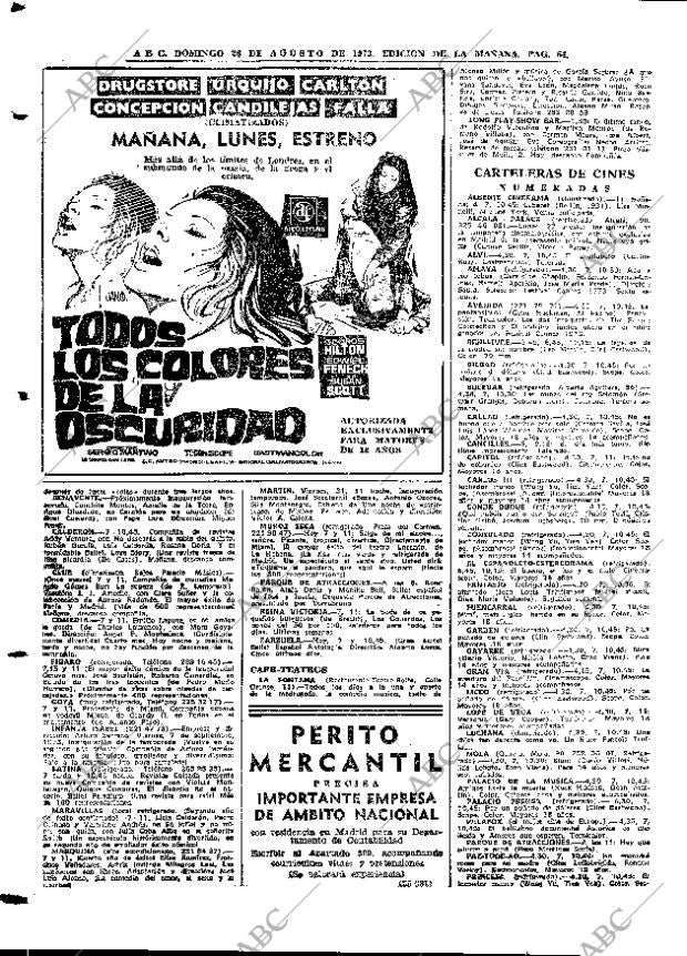 ABC MADRID 26-08-1973 página 64