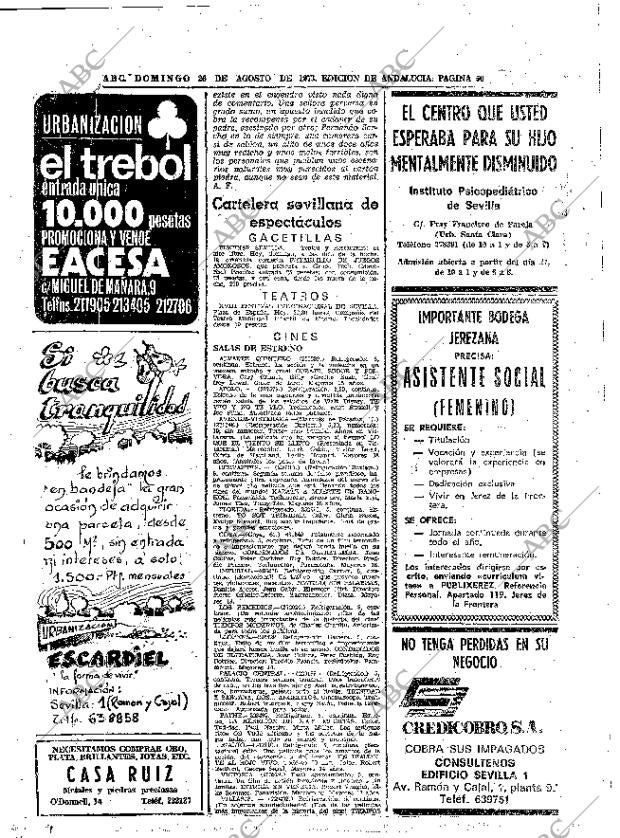 ABC SEVILLA 26-08-1973 página 50