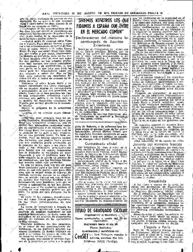 ABC SEVILLA 29-08-1973 página 16
