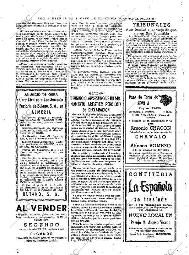 ABC SEVILLA 30-08-1973 página 20