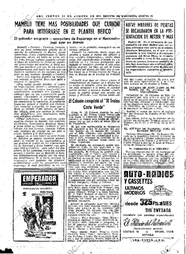 ABC SEVILLA 30-08-1973 página 41