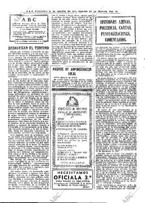 ABC MADRID 31-08-1973 página 14