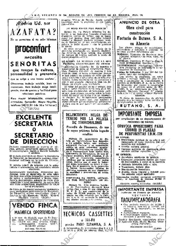 ABC MADRID 31-08-1973 página 26