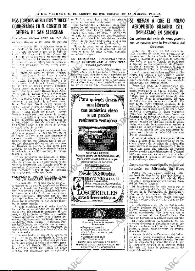 ABC MADRID 31-08-1973 página 28