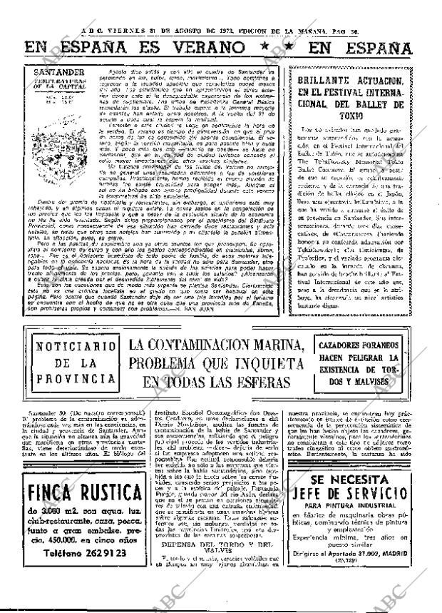 ABC MADRID 31-08-1973 página 30
