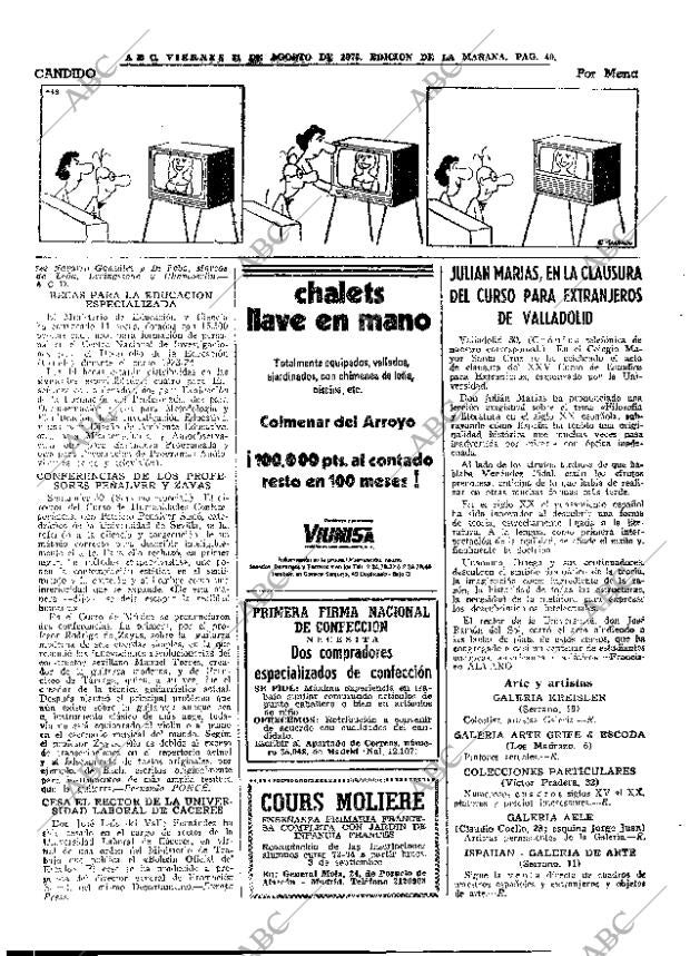 ABC MADRID 31-08-1973 página 40