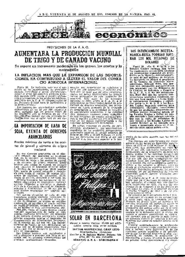 ABC MADRID 31-08-1973 página 41