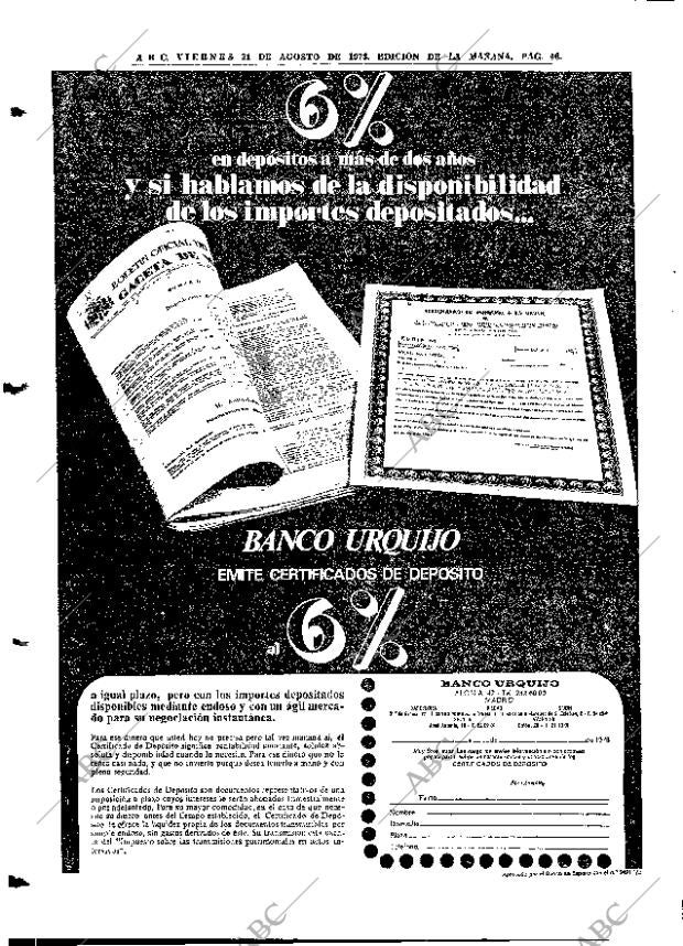 ABC MADRID 31-08-1973 página 46