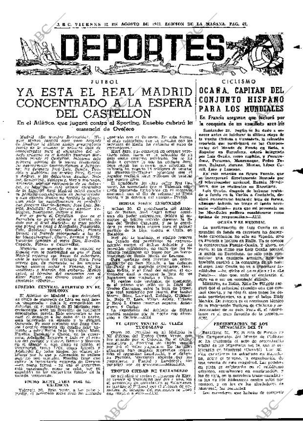 ABC MADRID 31-08-1973 página 47