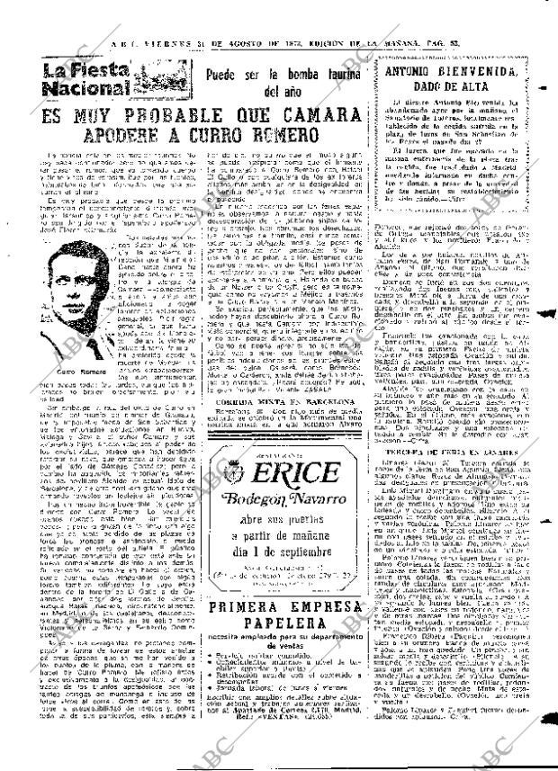 ABC MADRID 31-08-1973 página 53