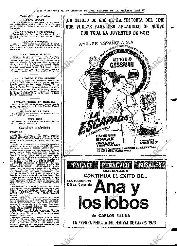 ABC MADRID 31-08-1973 página 57