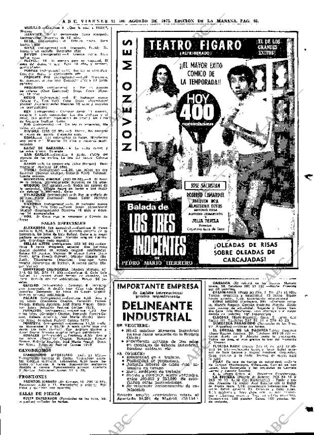 ABC MADRID 31-08-1973 página 61