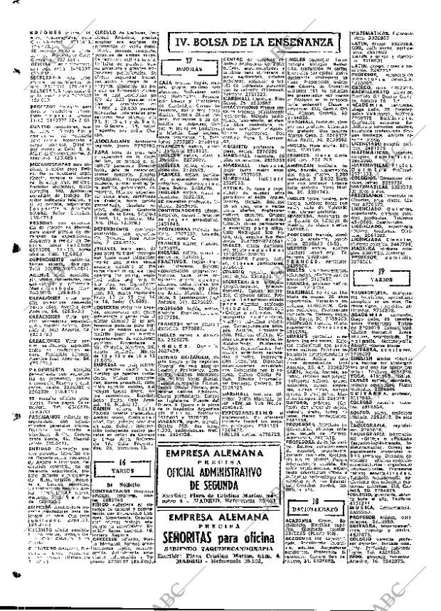 ABC MADRID 31-08-1973 página 70