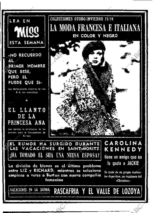 ABC MADRID 31-08-1973 página 84