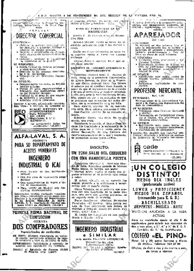 ABC MADRID 04-09-1973 página 74