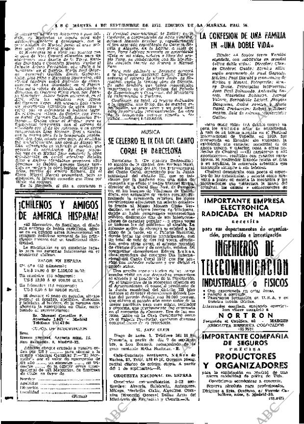 ABC MADRID 04-09-1973 página 76