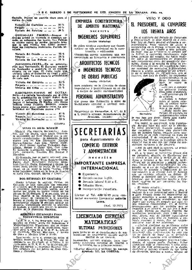 ABC MADRID 08-09-1973 página 64