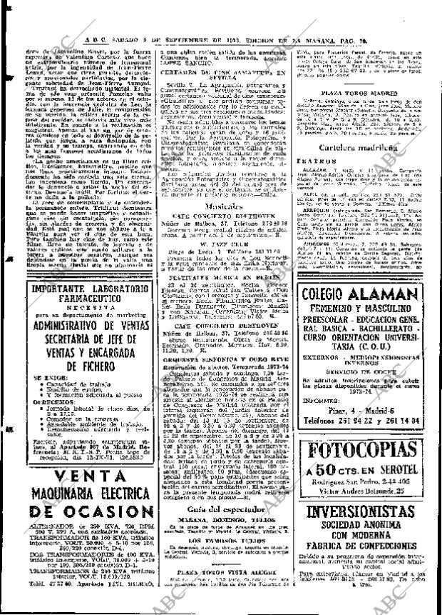 ABC MADRID 08-09-1973 página 70