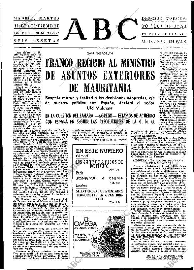ABC MADRID 11-09-1973 página 15
