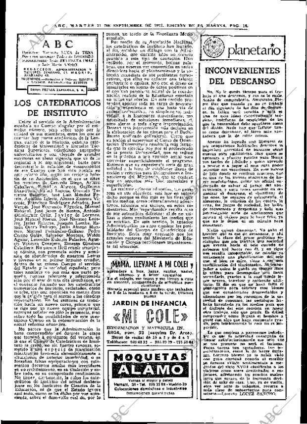 ABC MADRID 11-09-1973 página 16
