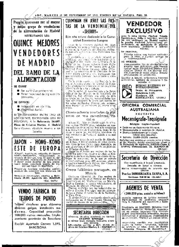 ABC MADRID 11-09-1973 página 38