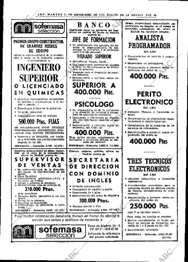 ABC MADRID 11-09-1973 página 40