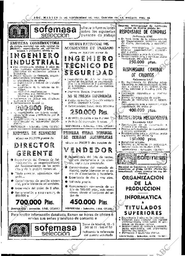 ABC MADRID 11-09-1973 página 44