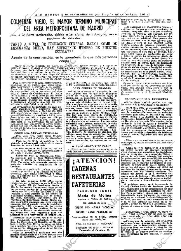 ABC MADRID 11-09-1973 página 47