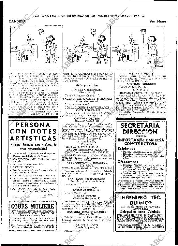 ABC MADRID 11-09-1973 página 54
