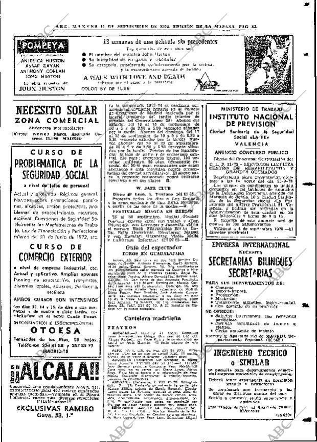ABC MADRID 11-09-1973 página 83