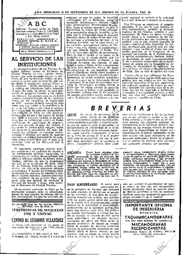 ABC MADRID 12-09-1973 página 22