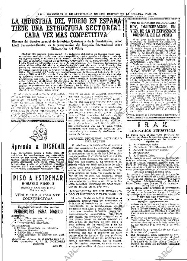 ABC MADRID 12-09-1973 página 61