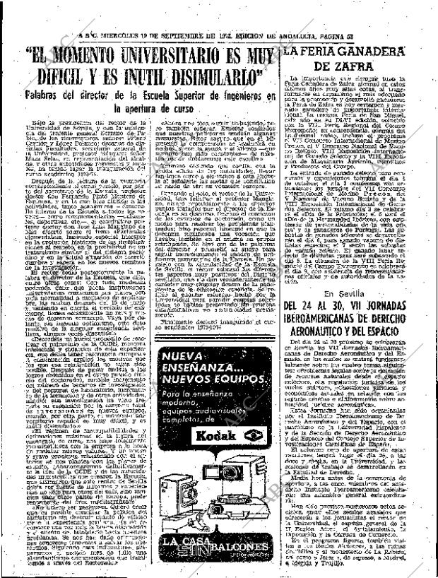 ABC SEVILLA 19-09-1973 página 53