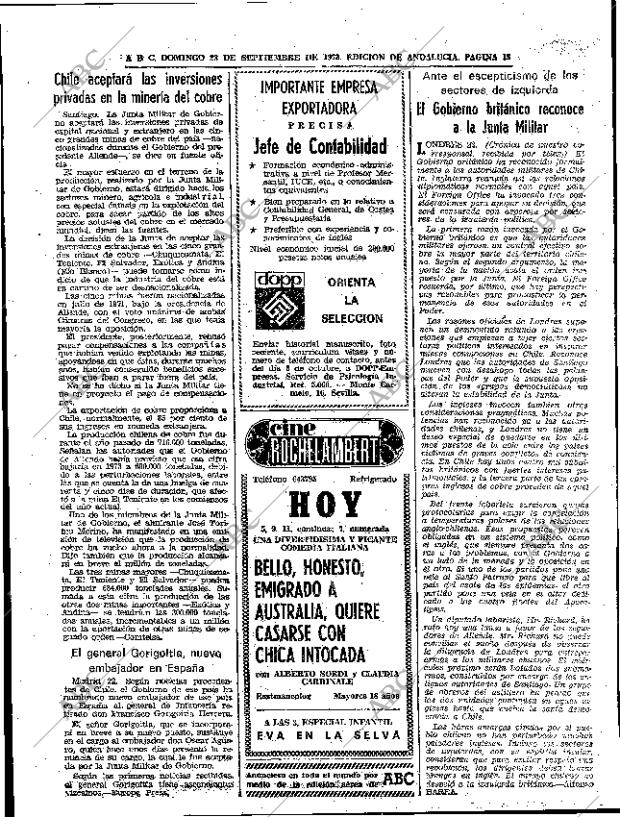 ABC SEVILLA 23-09-1973 página 18