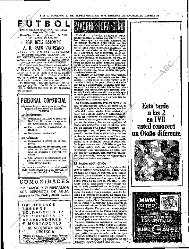 ABC SEVILLA 23-09-1973 página 24