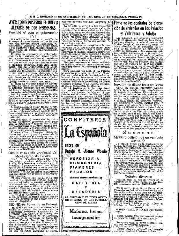 ABC SEVILLA 23-09-1973 página 37