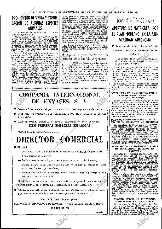 ABC MADRID 25-09-1973 página 41