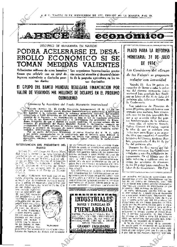 ABC MADRID 25-09-1973 página 67