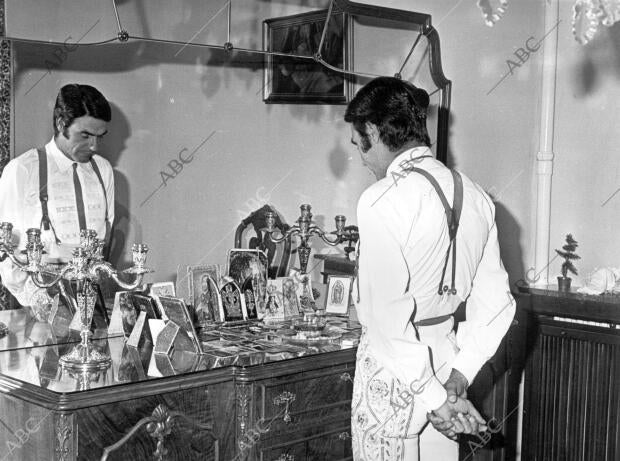 Gregorio Sánchez, en el día de su despedida de los Ruedos en 1973