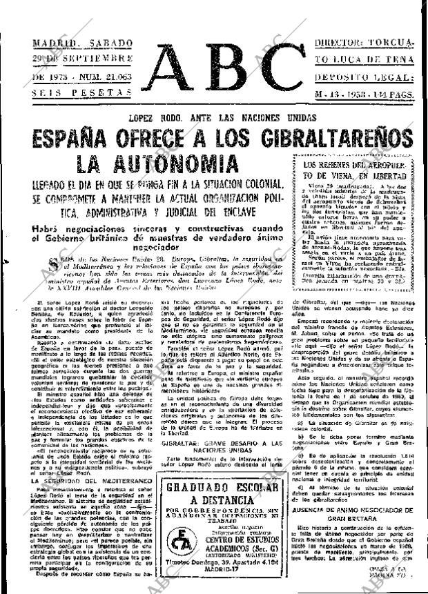 ABC MADRID 29-09-1973 página 25
