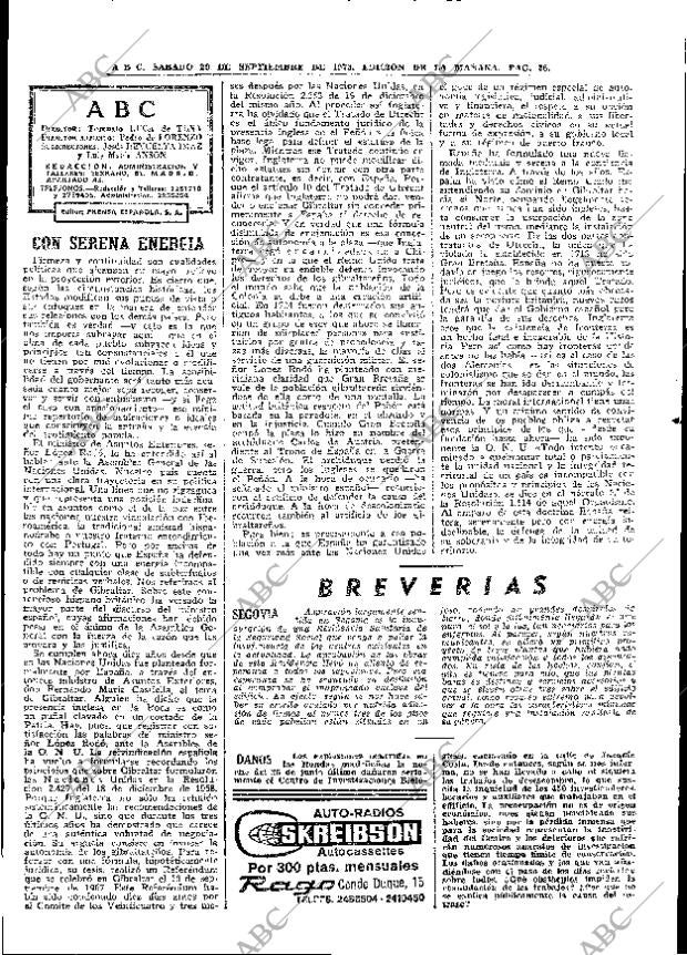 ABC MADRID 29-09-1973 página 26