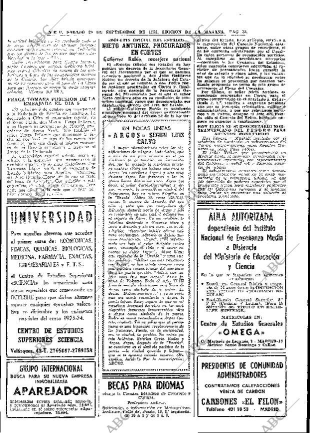 ABC MADRID 29-09-1973 página 28