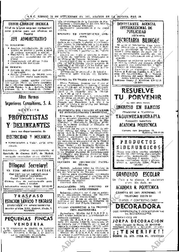 ABC MADRID 29-09-1973 página 30