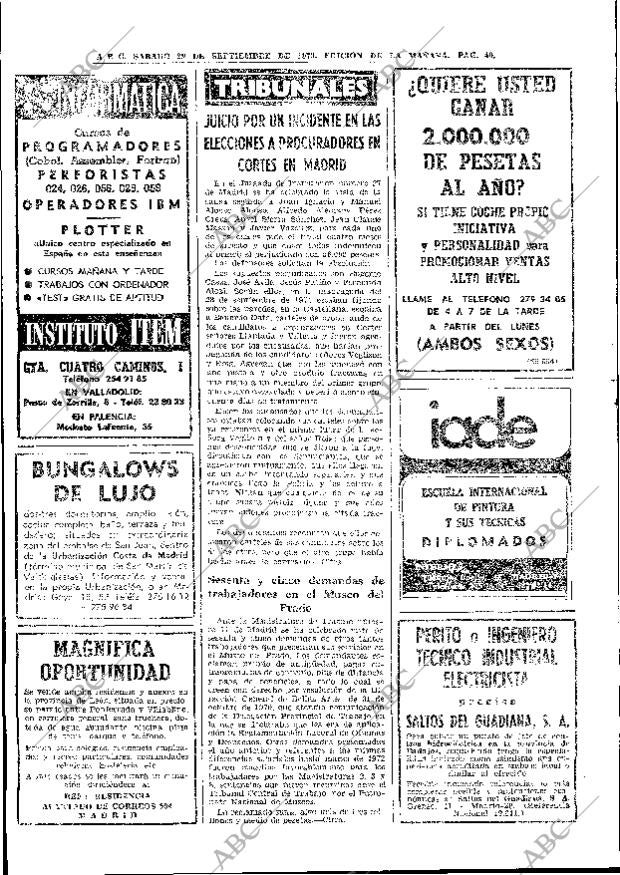 ABC MADRID 29-09-1973 página 40