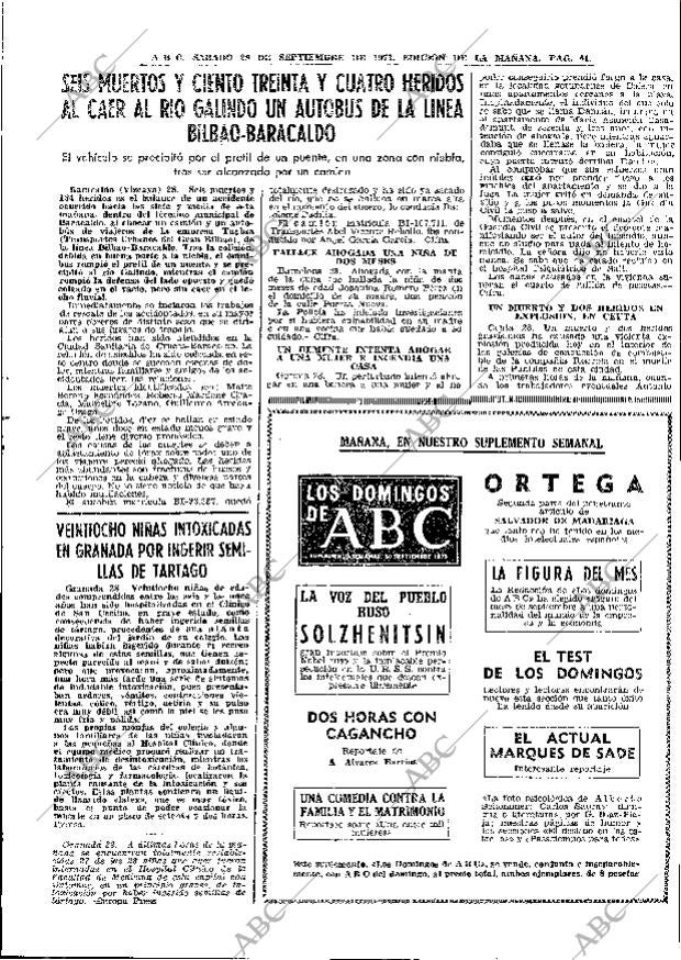 ABC MADRID 29-09-1973 página 41