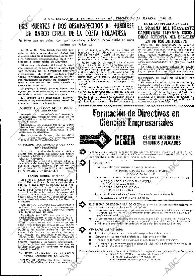 ABC MADRID 29-09-1973 página 43