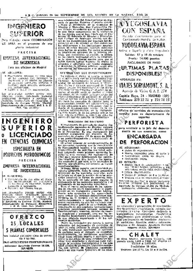 ABC MADRID 29-09-1973 página 54